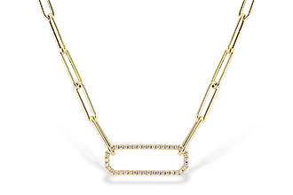 B319-54904: NECKLACE .50 TW (17 INCHES)