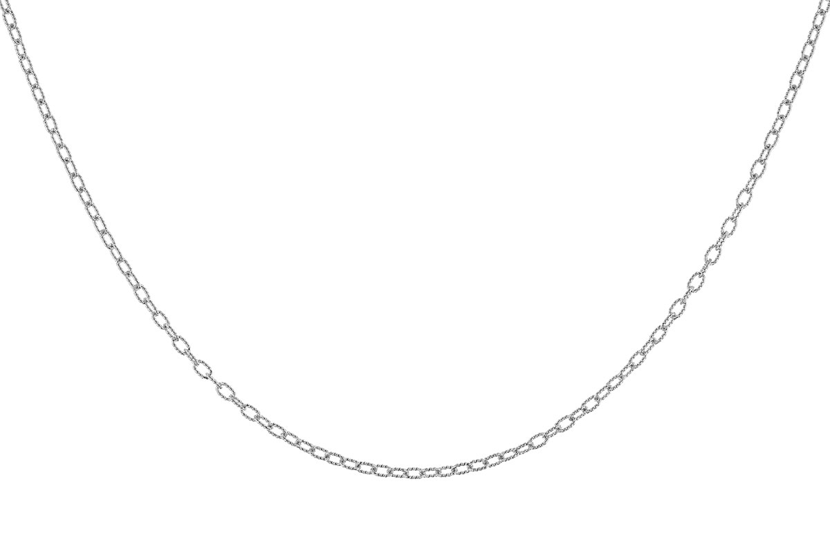 B319-60340: ROLO LG (18IN, 2.3MM, 14KT, LOBSTER CLASP)