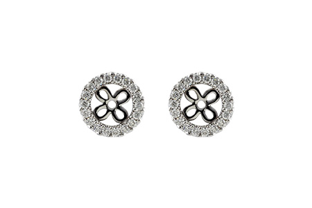 F233-22104: EARRING JACKETS .24 TW (FOR 0.75-1.00 CT TW STUDS)