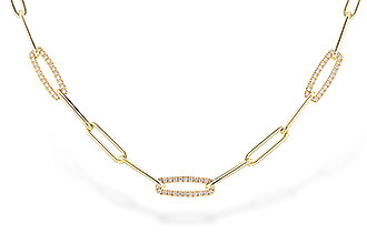 F319-54904: NECKLACE .75 TW (17 INCHES)