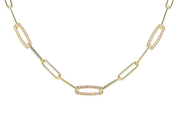 F319-54904: NECKLACE .75 TW (17 INCHES)