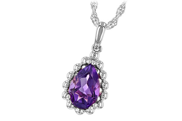G235-03976: NECKLACE 1.06 CT AMETHYST