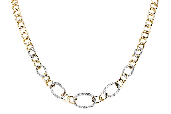 G319-55794: NECKLACE 1.15 TW (17")
