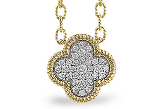B319-63049: NECKLACE .32 TW (18")