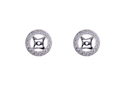 C229-60295: EARRING JACKET .32 TW (FOR 1.50-2.00 CT TW STUDS)