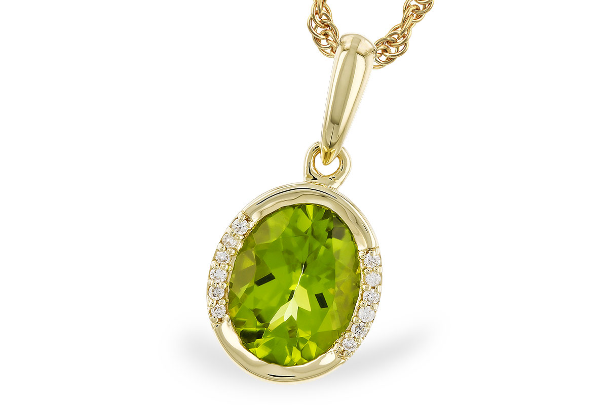 D319-58522: NECKLACE 1.72 TW PERIDOT 1.75 TGW (9x7 PER)