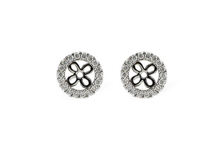 F233-22104: EARRING JACKETS .24 TW (FOR 0.75-1.00 CT TW STUDS)