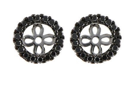 G234-10285: EARRING JACKETS .25 TW (FOR 0.75-1.00 CT TW STUDS)