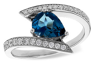L320-46667: LDS RG 1.04 LONDON BLUE TOPAZ 1.28 TGW (8x6MM)